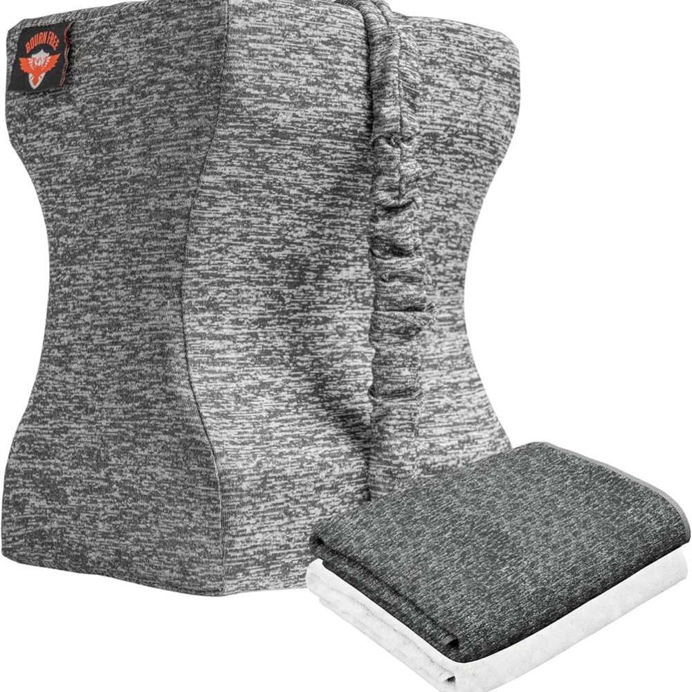New Knee Pillow for side sleepers- Memory Form for spinal Alignment Pain Relief